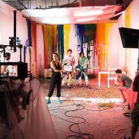 Behind the Scenes recording the Miracle Pill music video